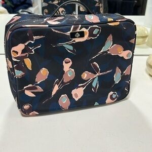 Kate Spade Beautiful Dawn Paper Rose Cometic Travel Bag Toiletries Bag